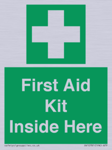 First Aid Kit Inside Here